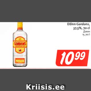 Allahindlus - Džinn Gordons 37,5%, 70 cl