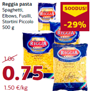 Скидка - Паста Reggia