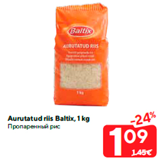 Allahindlus - Aurutatud riis Baltix, 1 kg