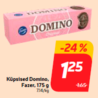 Allahindlus - Küpsised Domino, Fazer, 175 g