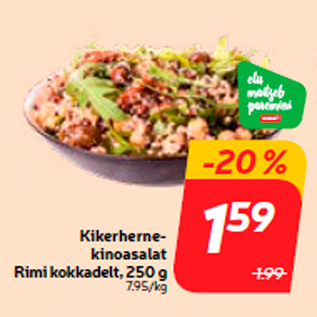 Allahindlus - Kikerhernekinoasalat Rimi kokkadelt, 250 g