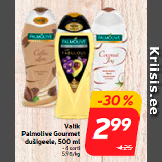 Allahindlus - Valik Palmolive Gourmet dušigeele, 500 ml