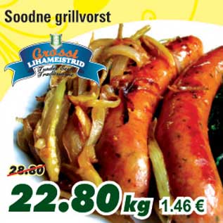 Allahindlus - Soodne grillvorst