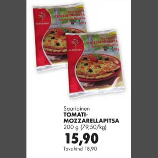 Allahindlus - Saarioinen Tomati-Mozzarellapitsa