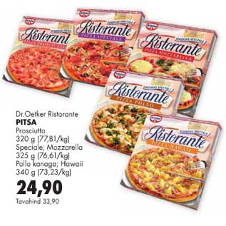 Allahindlus - Dr. Oetker Ristorante pitsa