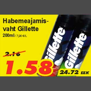 Allahindlus - Habemeajamisvaht Gillette