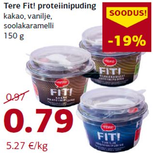 Allahindlus - Tere Fit! proteiinipuding