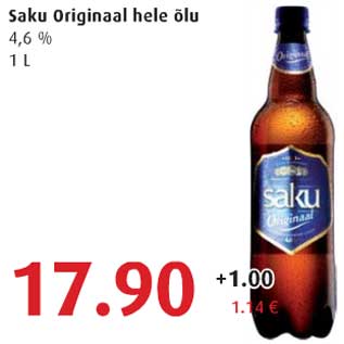 Allahindlus - Saku Originaal hele õlu