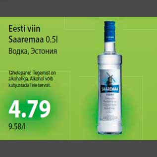 Allahindlus - Eesti viin Saaremaa 0.5l