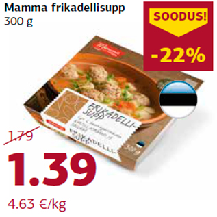 Allahindlus - Mamma frikadellisupp 300 g