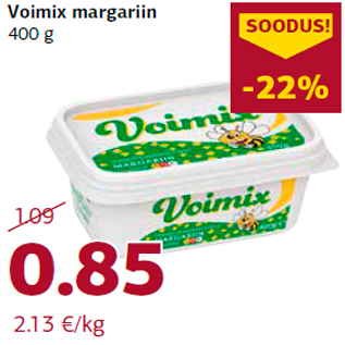 Allahindlus - Voimix margariin 400 g