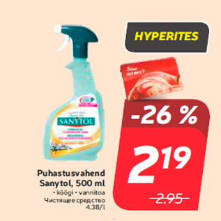 Allahindlus - Puhastusvahend Sanytol, 500 ml