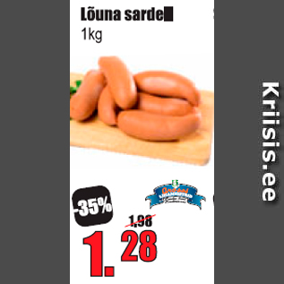 Allahindlus - Lõuna sardell 1 kg