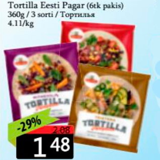 Allahindlus - Tortilla Eesti Pagar