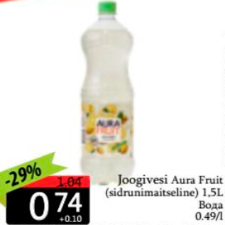 Allahindlus - Joogivesi Aura Fruit