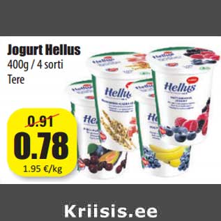 Allahindlus - Jogurt Hellus