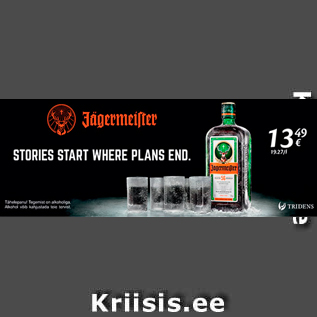 Allahindlus - Jägermeister