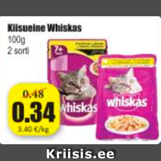 Allahindlus - Kiisueine Whiskas