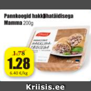 Allahindlus - Pannkoogid hakklihatäidisega Mamma 200 g