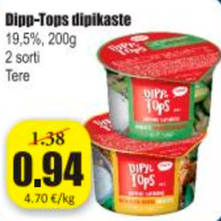 Allahindlus - Dipp-Tops dipikaste