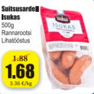 Allahindlus - Suitsusardell Isukas 500 g