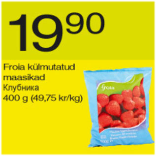 Allahindlus - Froia külmutatud maasikad