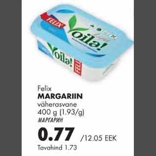 Allahindlus - Felix margariin