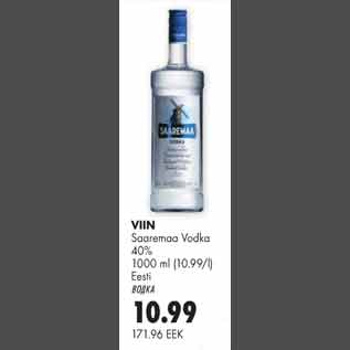 Allahindlus - Viin Saaremaa Vodka