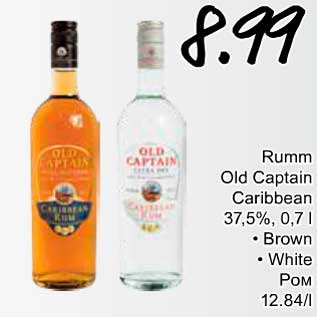 Allahindlus - Rumm Old Captain Caribbean