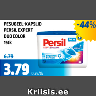 Allahindlus - PESUGEEL-KAPSLID PERSIL EXPERT DUO EXPERT DUO COLOR