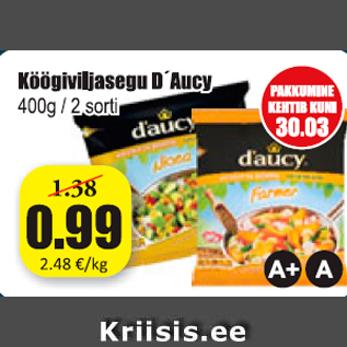 Allahindlus - Köögiviljasegu D´Aucy