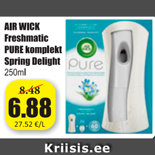 Скидка - Air Wick Freshmatic Pure komplekt Spring Delight 250 ml