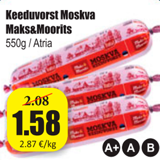 Allahindlus - Keeduvorst Moskva Maks&Moorits