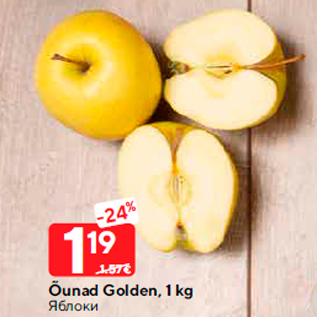 Allahindlus - Õunad Golden, 1 kg