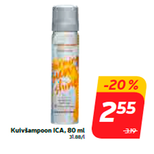 Allahindlus - Kuivšampoon ICA, 80 ml