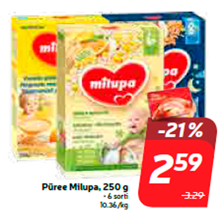 Allahindlus - Püree Milupa, 250 g