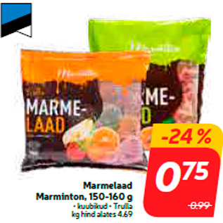 Allahindlus - Marmelaad Marminton, 150-160 g