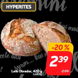 Allahindlus - Leib Obrador, 420 g