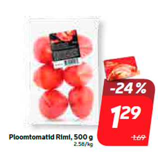 Allahindlus - Ploomtomatid Rimi, 500 g