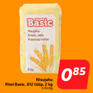 Allahindlus - Nisujahu Rimi Basic, 812 tüüp, 2 kg