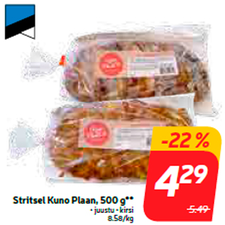 Allahindlus - Stritsel Kuno Plaan, 500 g**