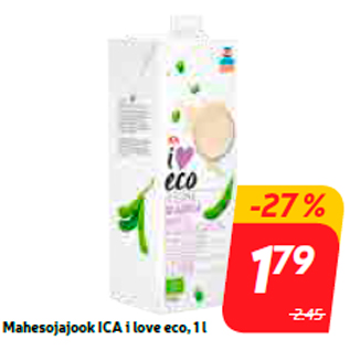 Скидка - Соевый напиток ICA i love eco, 1 л