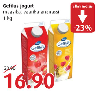 Allahindlus - Gefilus jogurt
