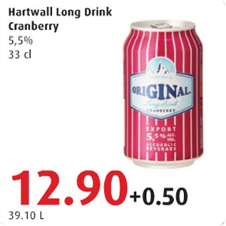 Allahindlus - Hartwall Long Drink Cranberry
