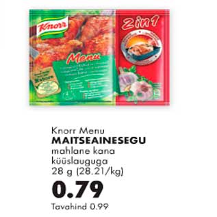 Allahindlus - Maitseainesegu mahlane kana küüslauguga 28g