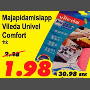 Allahindlus - Majapidamislapp Vileda Univel Comfort