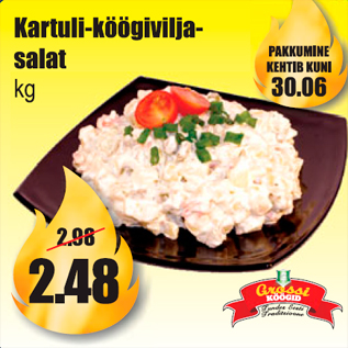 Allahindlus - Kartuli-köögiviljasalat kg