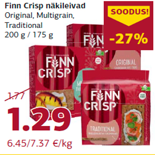 Allahindlus - Finn Crisp näkileivad