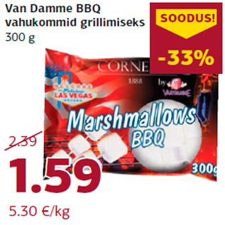 Allahindlus - Van Damme BBQ vahukommid grillimiseks 300 g