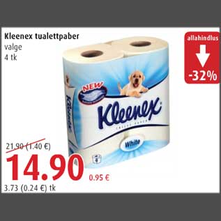 Allahindlus - Kleenex tualettpaber